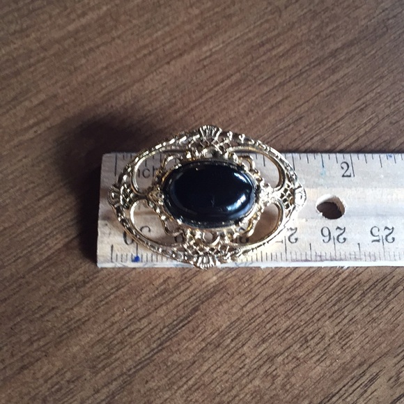 🔥 4/$25 80’s Black and Gold Pin - Picture 3 of 3